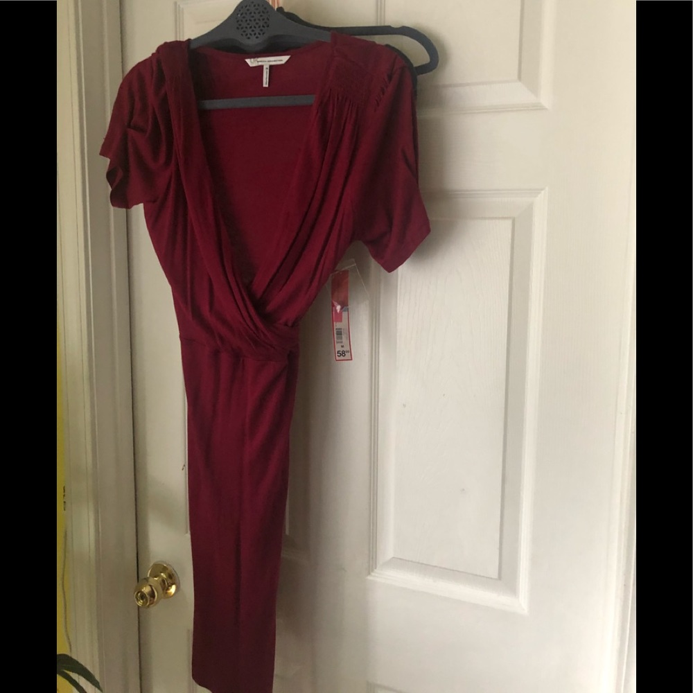 Little red wrap dress